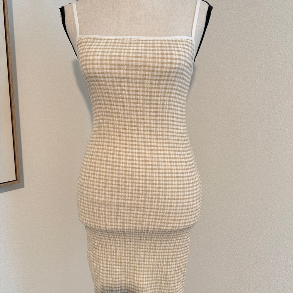 Aritzia Wilfred Gingham Dress